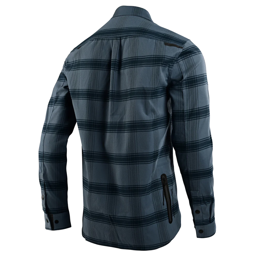Grind Flannel Stripe Blue Mirage
